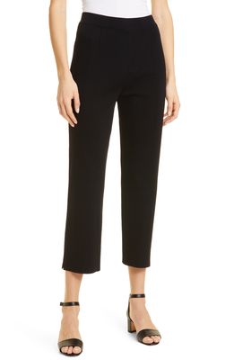 Misook Knit Ankle Pants in Black