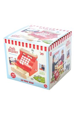 Le Toy Van Wooden Cash Register Toy in Red