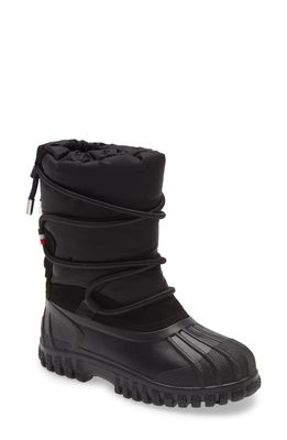 Moncler Chris Faux Fur Lined Waterproof Snow Boot in Black