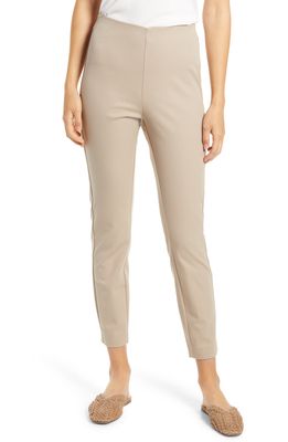 Nordstrom Everyday Skinny Fit Stretch Cotton Ankle Pants in Tan Cobblestone