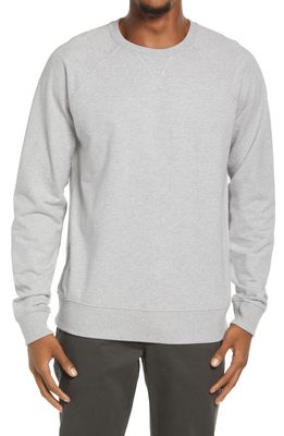 The Normal Brand Classic Cotton Sweatshirt in Athletic Grey