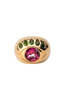 NeverNoT Eye Dome Ring in Gold