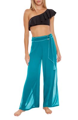 Trina Turk Brittany Cover-Up Pants in Marine
