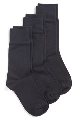 Nordstrom Crew Socks in Black