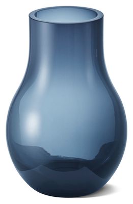 Georg Jensen Cafu Glass Vase in Blue