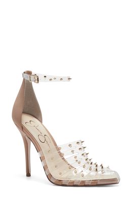 Jessica Simpson Westah Ankle Strap Pump in Clear