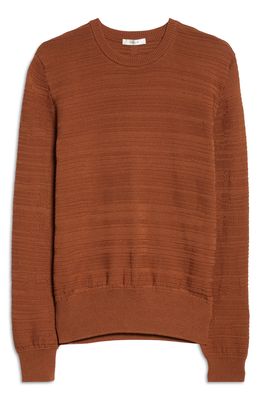 The Row Costante Crewneck Cotton Sweater in Toffee