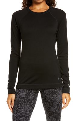 Smartwool Merino 250 Base Layer Crew Top in Black