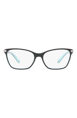 Tiffany & Co. 54mm Rectangular Optical Glasses in Black Blue