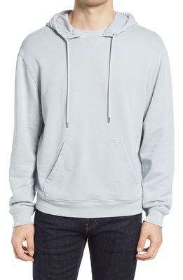 FRAME Organic Cotton Hoodie in Pearl Blue