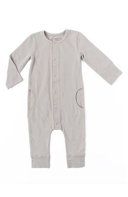 Pehr Essential Organic Cotton Romper in Grey