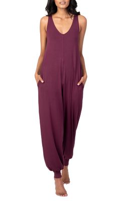 LIVELY All Day Jumpsuit in Plum