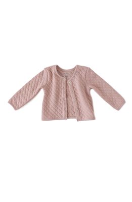 Pehr Kids' Cozy Essentials Organic Cotton Blend Jacket in Pale Pink