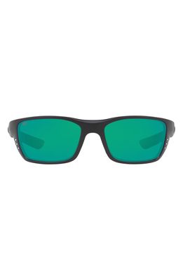 Costa Del Mar 58mm Polarized Sunglasses in Black Green