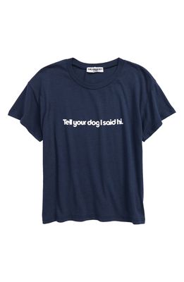 Sub Urban Riot Kids' Tell Your Dog Graphic Tee in Navy