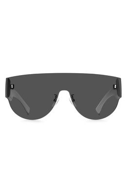 Dsquared2 Icon Shield Sunglasses in Black White /Grey