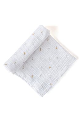 Pehr Print Organic Cotton Swaddle in Duck/Yellow