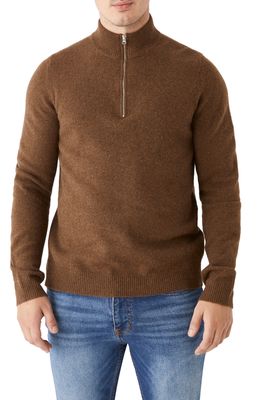 Frank And Oak Yak & Wool Pullover in Brown Spice