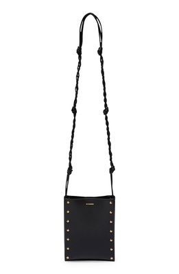Jil Sander Leather Crossbody Bag in Black