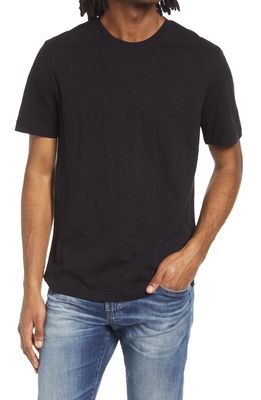 Treasure & Bond Slub Crew Cotton T-Shirt in Black