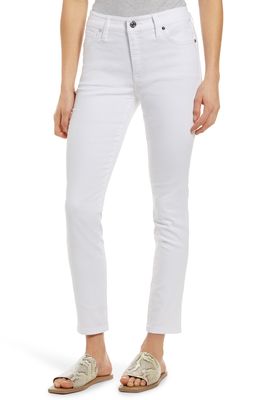 Tommy Bahama Ella High Waist Ankle Twill Pants in White