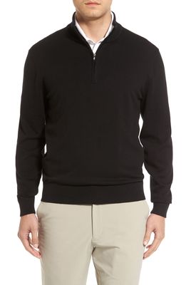 Cutter & Buck Lakemont Half Zip Sweater in Black