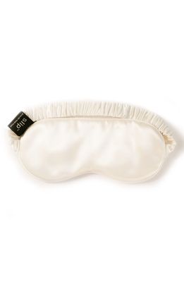 slip Pure Silk Sleep Mask in White