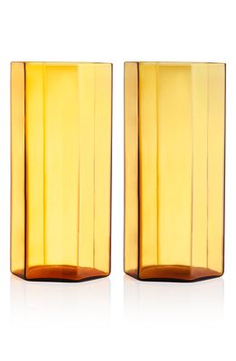 MAISON BALZAC Coucou Set of 2 Tall Glasses in Miel