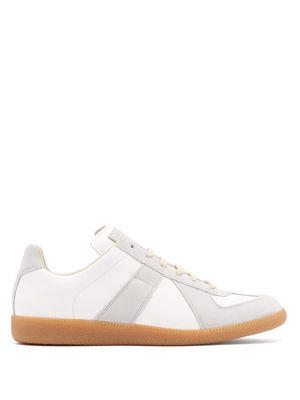 Maison Margiela - Replica Suede-panel Leather Trainers - Mens - Off White