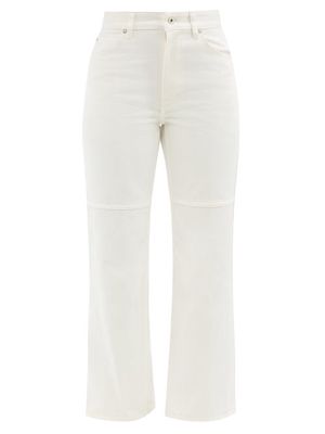 Jil Sander - Cropped Denim Jeans - Womens - Cream