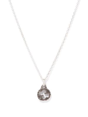 Gucci - GG-pendant Sterling-silver Necklace - Mens - Silver