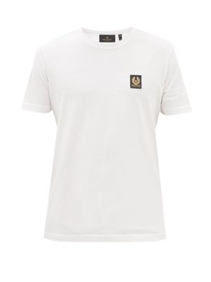 Belstaff - Logo-patch Cotton-jersey T-shirt - Mens - White