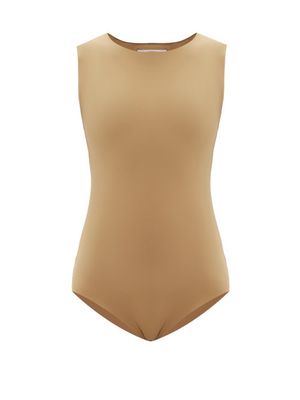 Jil Sander - Seamless Round-neck Jersey Bodysuit - Womens - Tan
