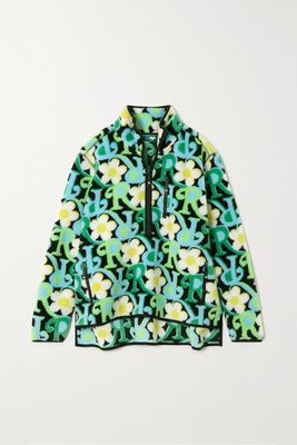 Richard Quinn - Printed Fleece Jacket - Green