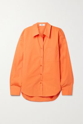 Frankie Shop - Lui Organic Cotton-poplin Shirt - Orange