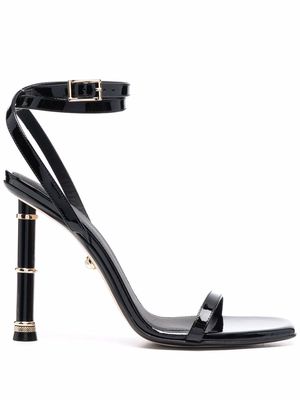 Alevì Melody three-rings heel sandals - Black