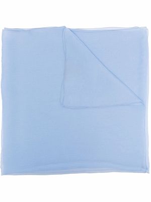 Alberta Ferretti lightweight silk scarf - Blue