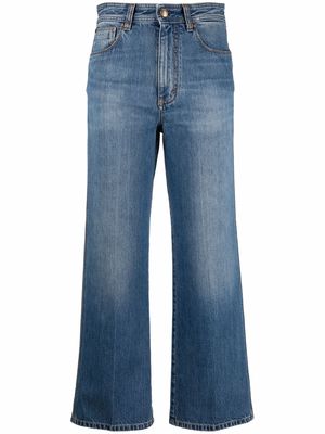 Victoria Beckham high-rise flared jeans - Blue