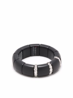 Roberto Demeglio 18kt white gold Domino diamond ring - Black