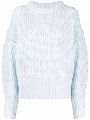 Holzweiler chunky knit ribbed jumper - Blue