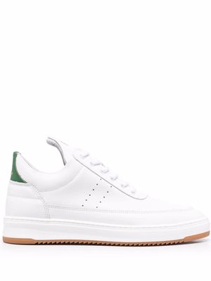 Filling Pieces branded heel-counter sneakers - White