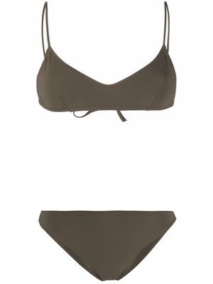LIDO rear tie-fastening bikini - Green