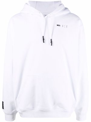 MCQ logo-print pullover hoodie - White
