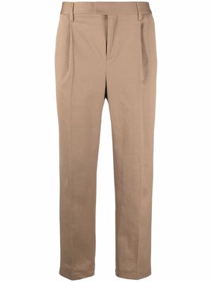 Neil Barrett straight-leg tailored trousers - Brown