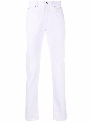 Z Zegna low-rise straight-leg jeans - White