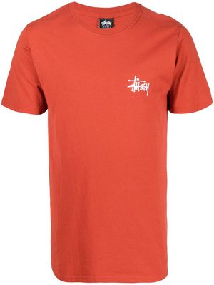 Stussy logo-print T-shirt - Red