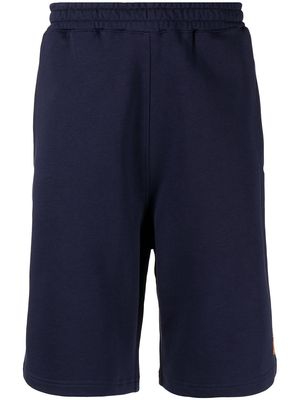 Kenzo logo-patch track shorts - Blue