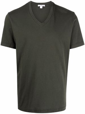 James Perse V-neck short-sleeved T-shirt - Green