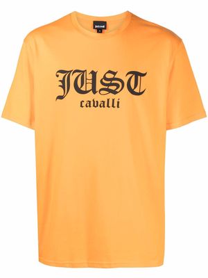 Just Cavalli logo-print T-shirt - Orange