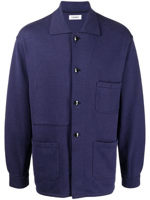 Coohem buttoned-up cardigan - Blue
